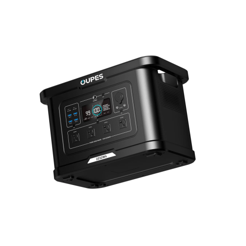 Портативная зарядная станция OUPES S024 (2400W/2232Wh, LiFePO4, быстрая зарядка)