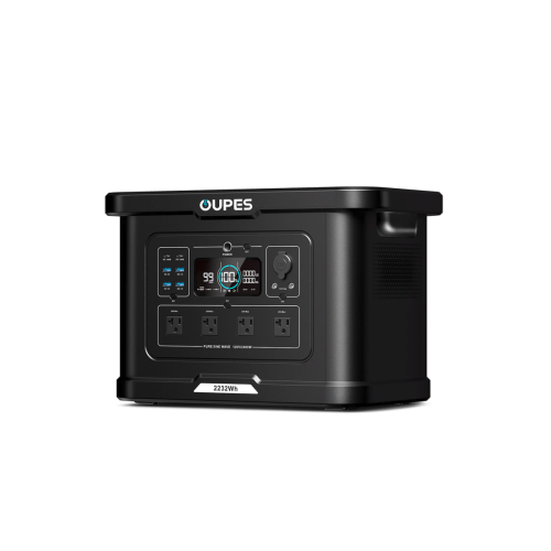 Портативная зарядная станция OUPES S024 (2400W/2232Wh, LiFePO4, быстрая зарядка)