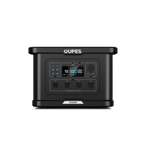Портативная зарядная станция OUPES S024 (2400W/2232Wh, LiFePO4, быстрая зарядка)