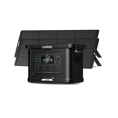 Портативная зарядная станция OUPES S024 (2400W/2232Wh, LiFePO4, быстрая зарядка)