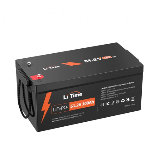 Акумулятор LiTimе LiFePO4 51,2V100Ah, BMS 100A
