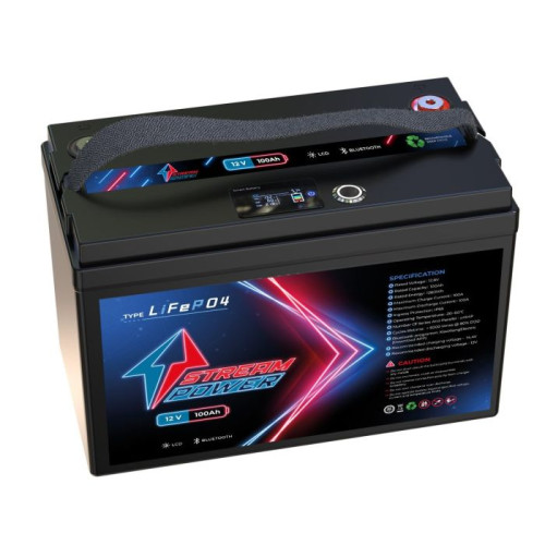 Акумуляторна батарея  STREAMPOWER LiFePO4 12-100A