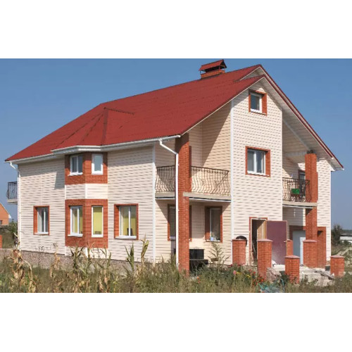 Виниловый сайдинг Альта-Профиль Alta-Siding 3660х230х11 мм, земляничный