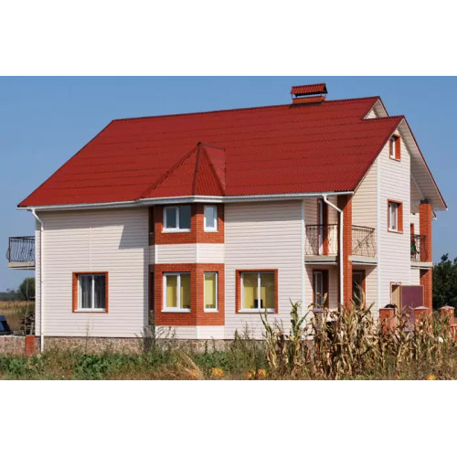 Виниловый сайдинг Альта-Профиль Alta-Siding 3660х230х11 мм, земляничный