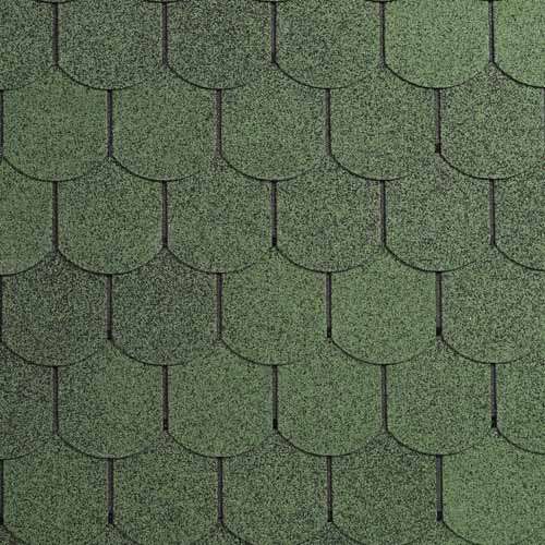 Бітумна черепиця Number One Biber (03) Green