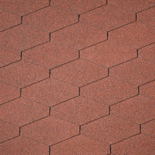 Бітумна черепиця Diamantshield (10) Tile Red