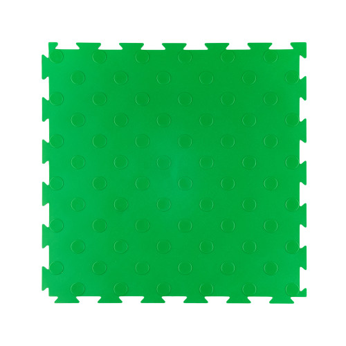 Модульна ПВХ плитка ВсеПласт "Преміум монетка" 387x387x5 мм зелений